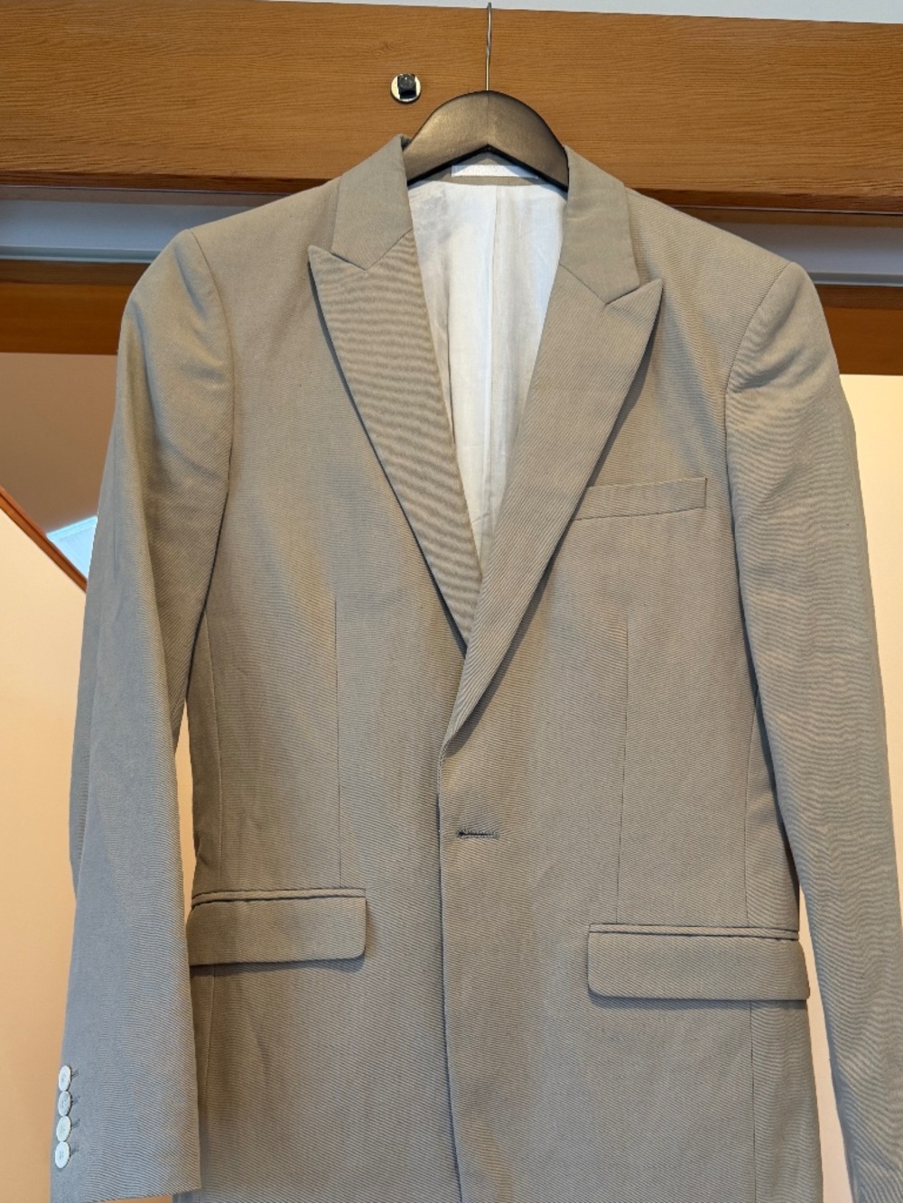 SANDRO BLAZER COTTON & LINNEN BLEND